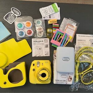 Fujifilm Instax Mini 9 Camera, Printer & accessories bundle